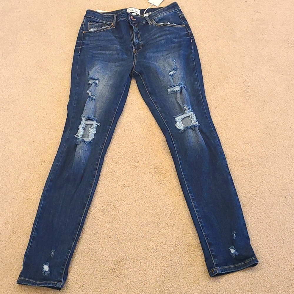 Mid rise Skinny Tricot Jeans Size 13